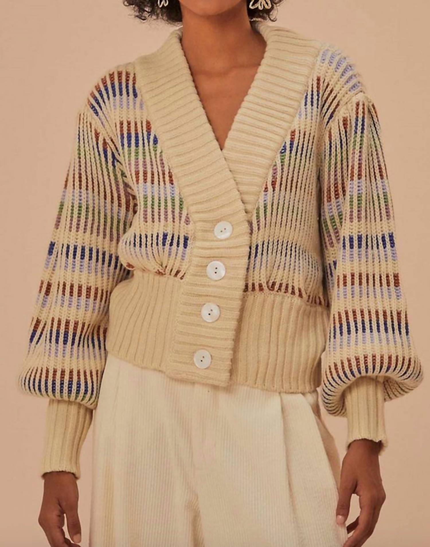 Farm Rio - Bold Stitch Knit Cardigan