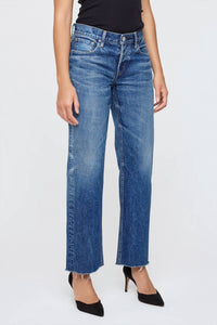 Moussy - Needham Straight Leg Low Rise Jeans