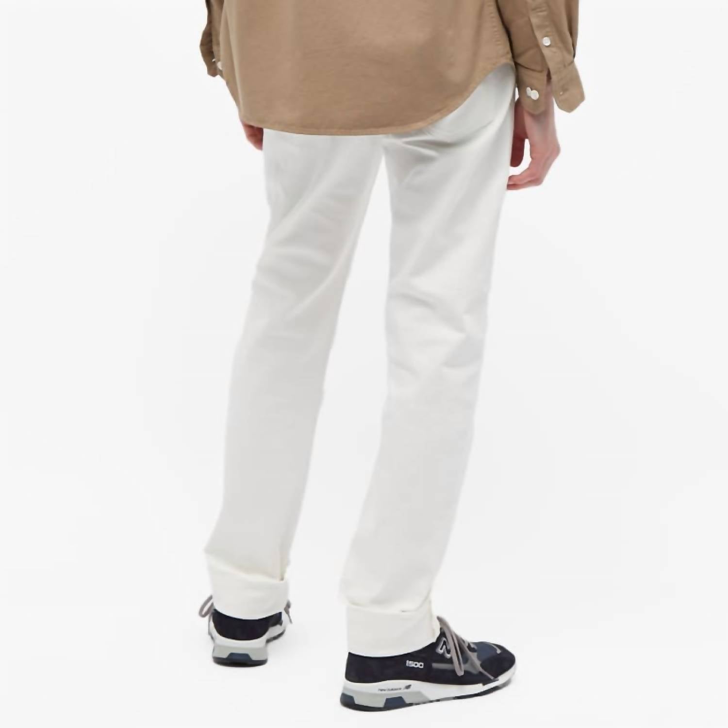 A.P.C. Men's Petit New Standard Jeans in white - men's jeans - detail view