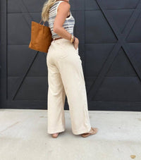 Sage The Label - Women's Foxglove Corduroy Belted Pants