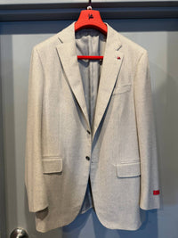ISAIA Men's Houndstooth Wool Sportcoat in grey - men's jacket