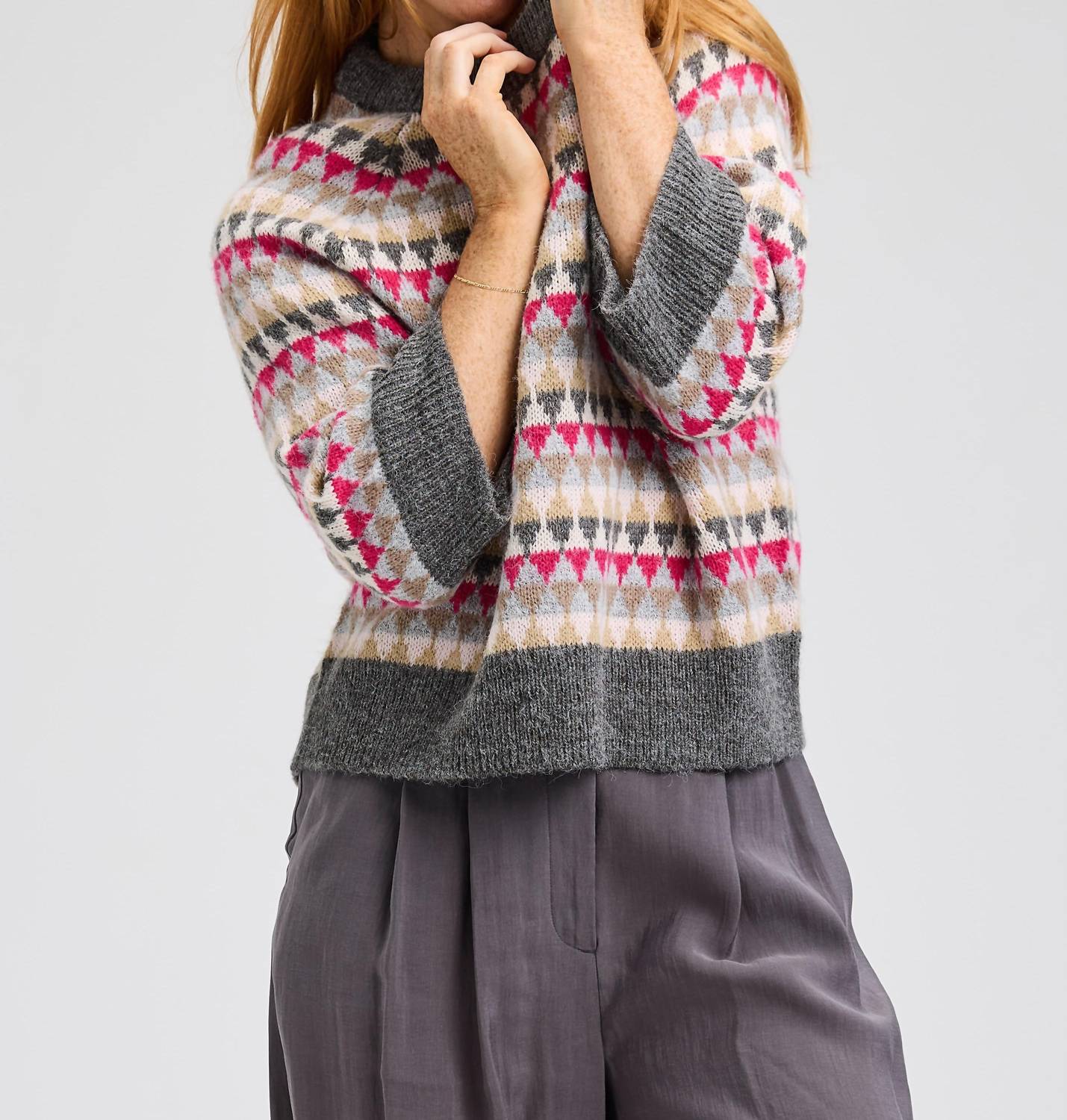 Zaket & Plover - Mohair Fairisle Sweater