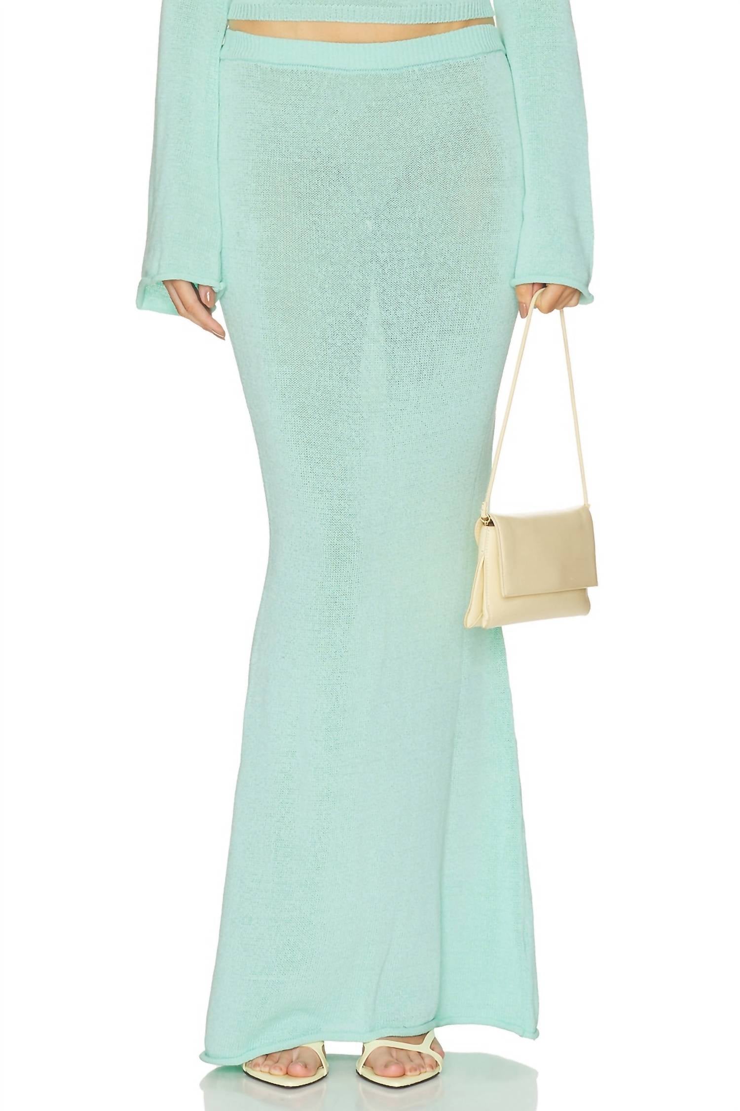 Ser.O.Ya - kora knit maxi skirt