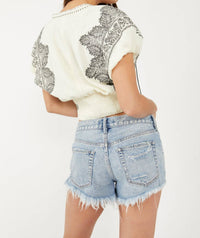 Free People - Temecula V-neck Cropped Blouse