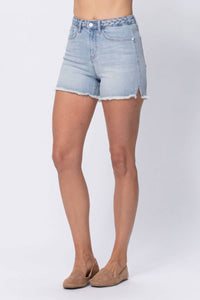 Judy Blue - Braided Waistband Shorts