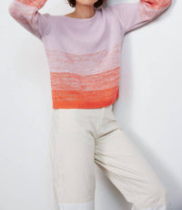 Purple Maroon - Ombre Sweater