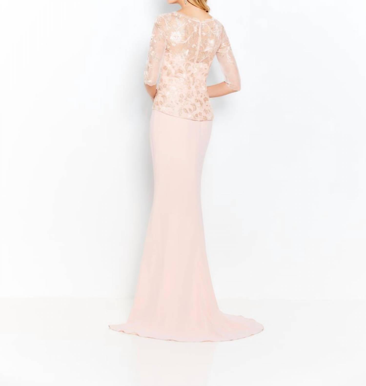 Cameron Blake - Lace Bodice Dress