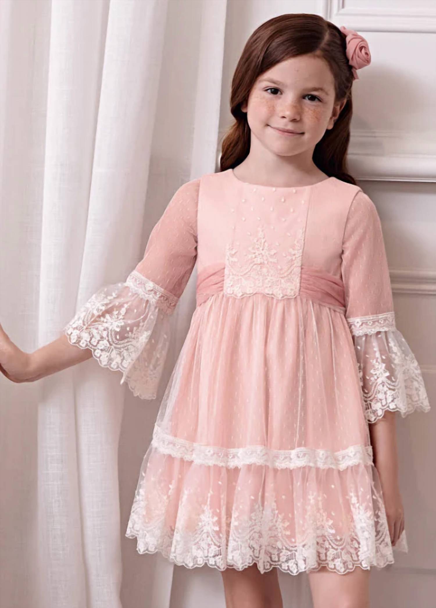 Mayoral - Lace Overlay Dress