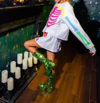 Queen Of Sparkles - Skeleton Skort