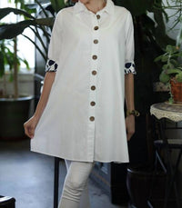 Kikisol - A-Line Kikisol Jacket With Buttons & Pockets