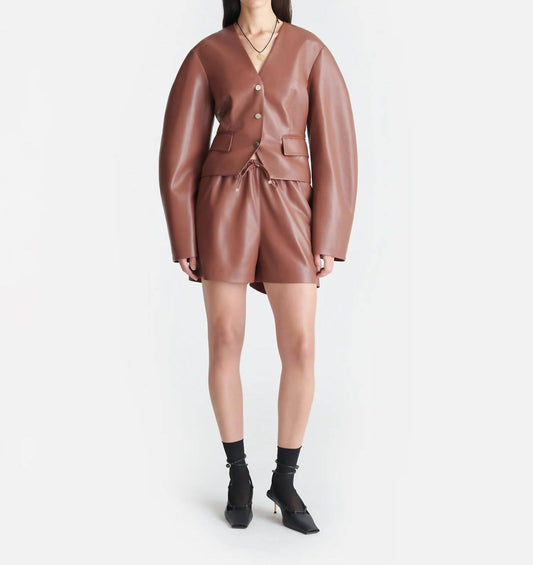 Nanushka - Aniela Okobor Alt-leather Shorts