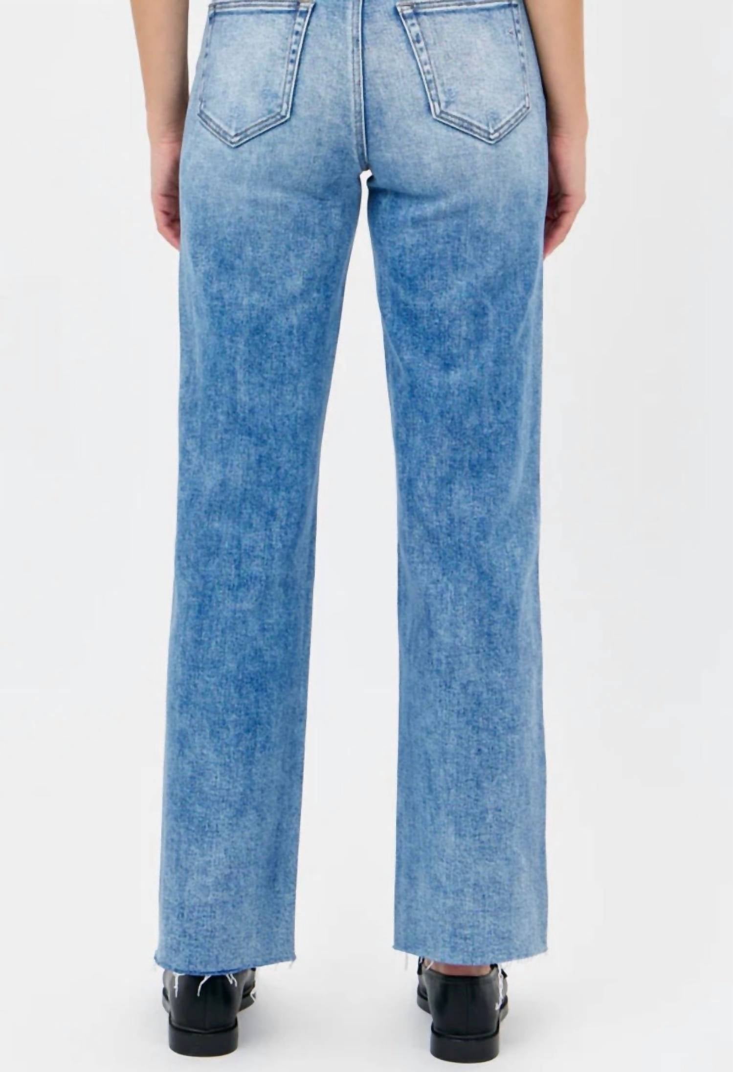 Hidden - Ella High Rise 32” Inseam Classic Straight Jeans