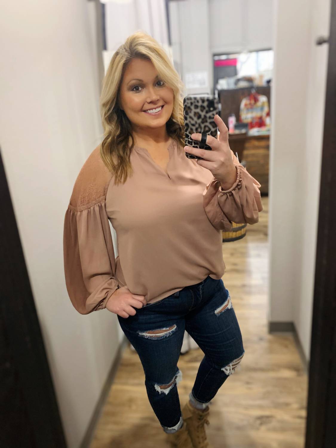 Wishlist - Slit V-neck Top