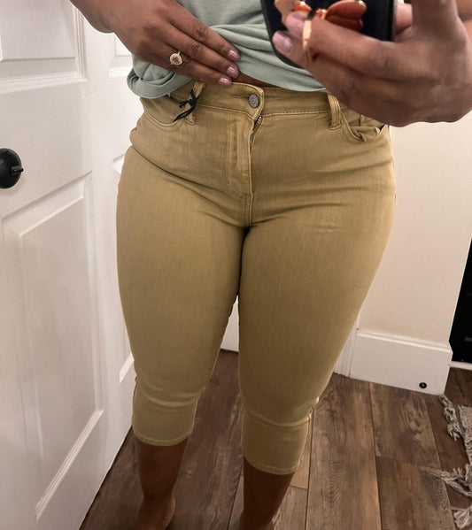 Judy Blue - Women's Capri Jeans Pants