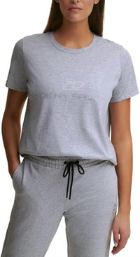 Dkny - Sport Cotton Embellished Logo T-Shirt