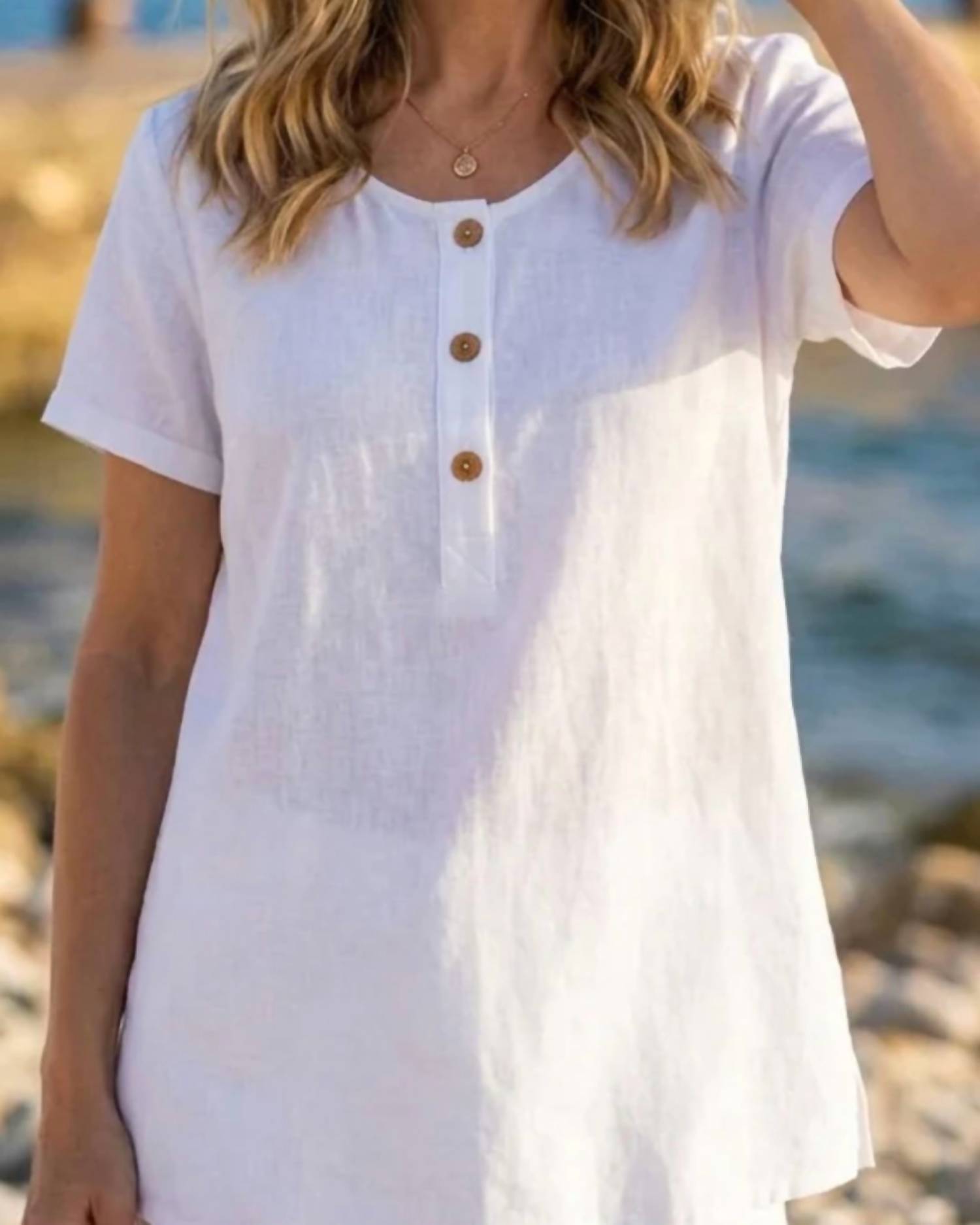 Escape - Regatta Pleated Top