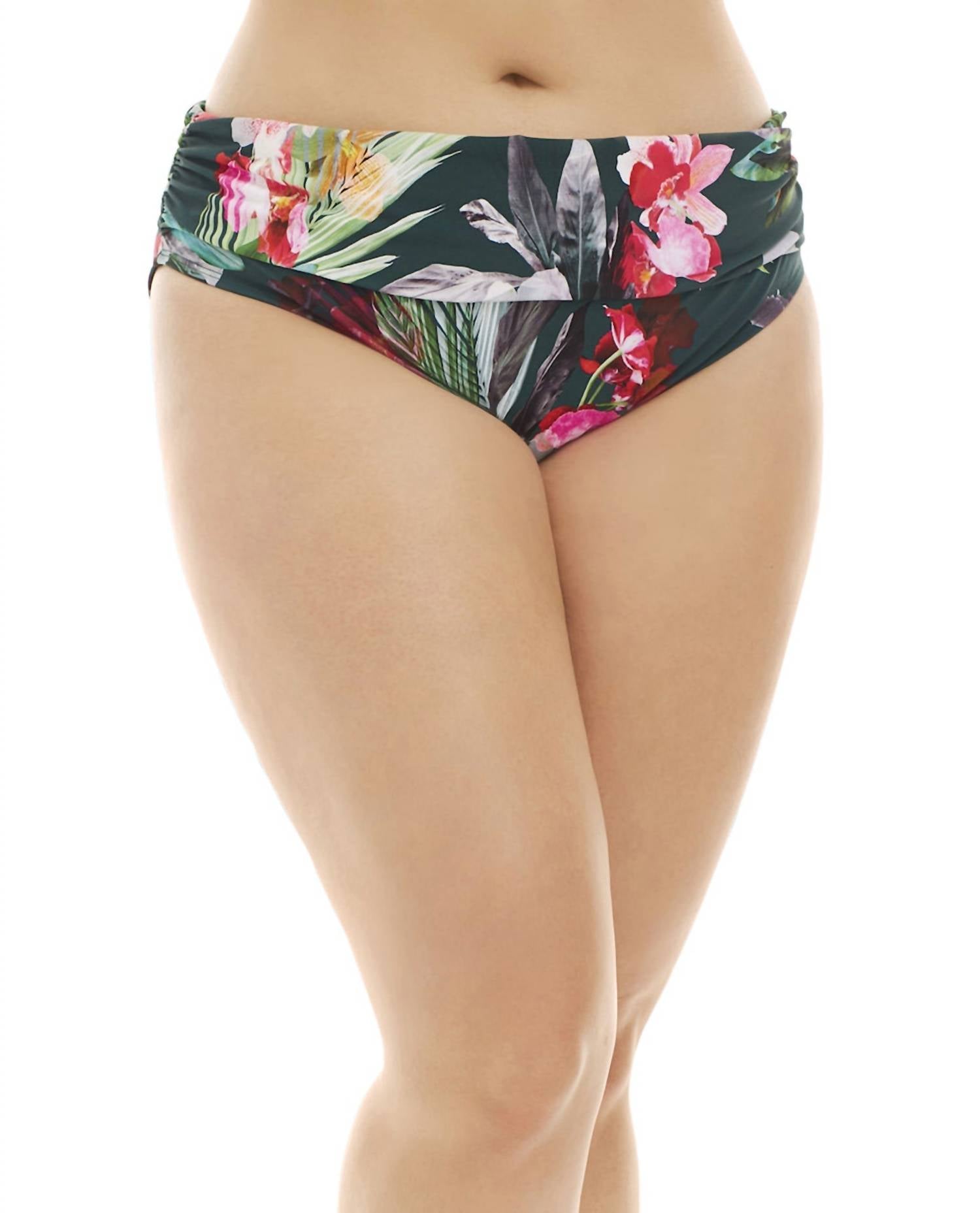 La Blanca - Shirred Hipster Tankini Bottom - Plus Size