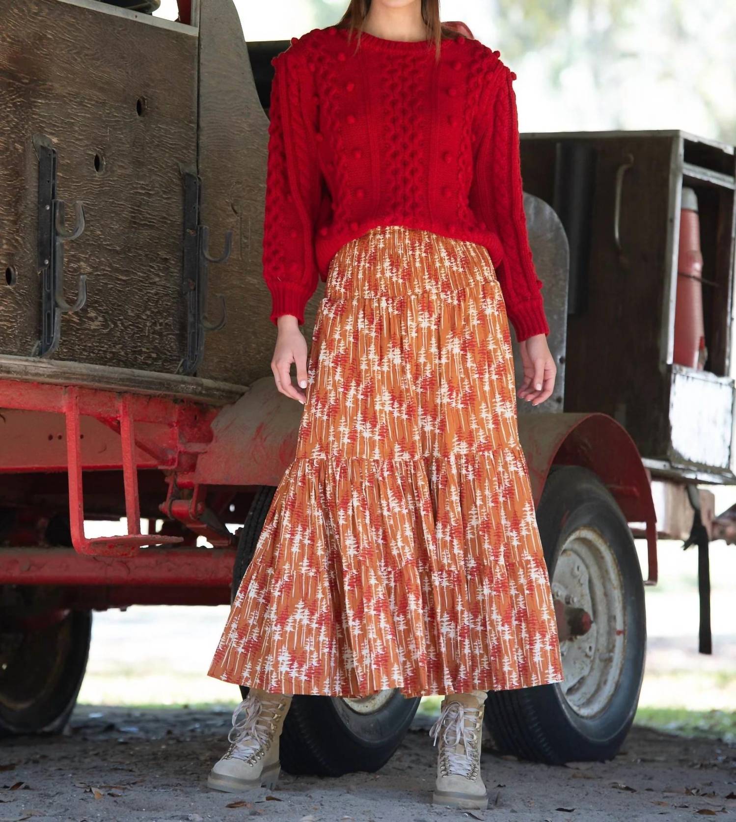 Poppy Bubble Knit Sweater