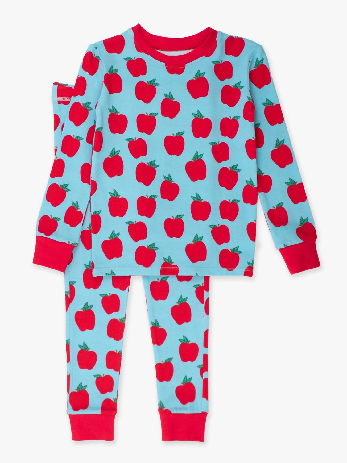 Rufflebutts - Boys Apple Of My Eye Long Sleeve Pajama Set