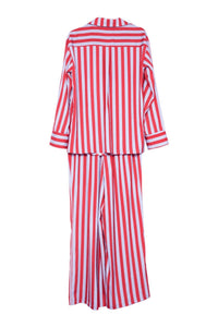 Katydid - Striped Satin Pajama Set