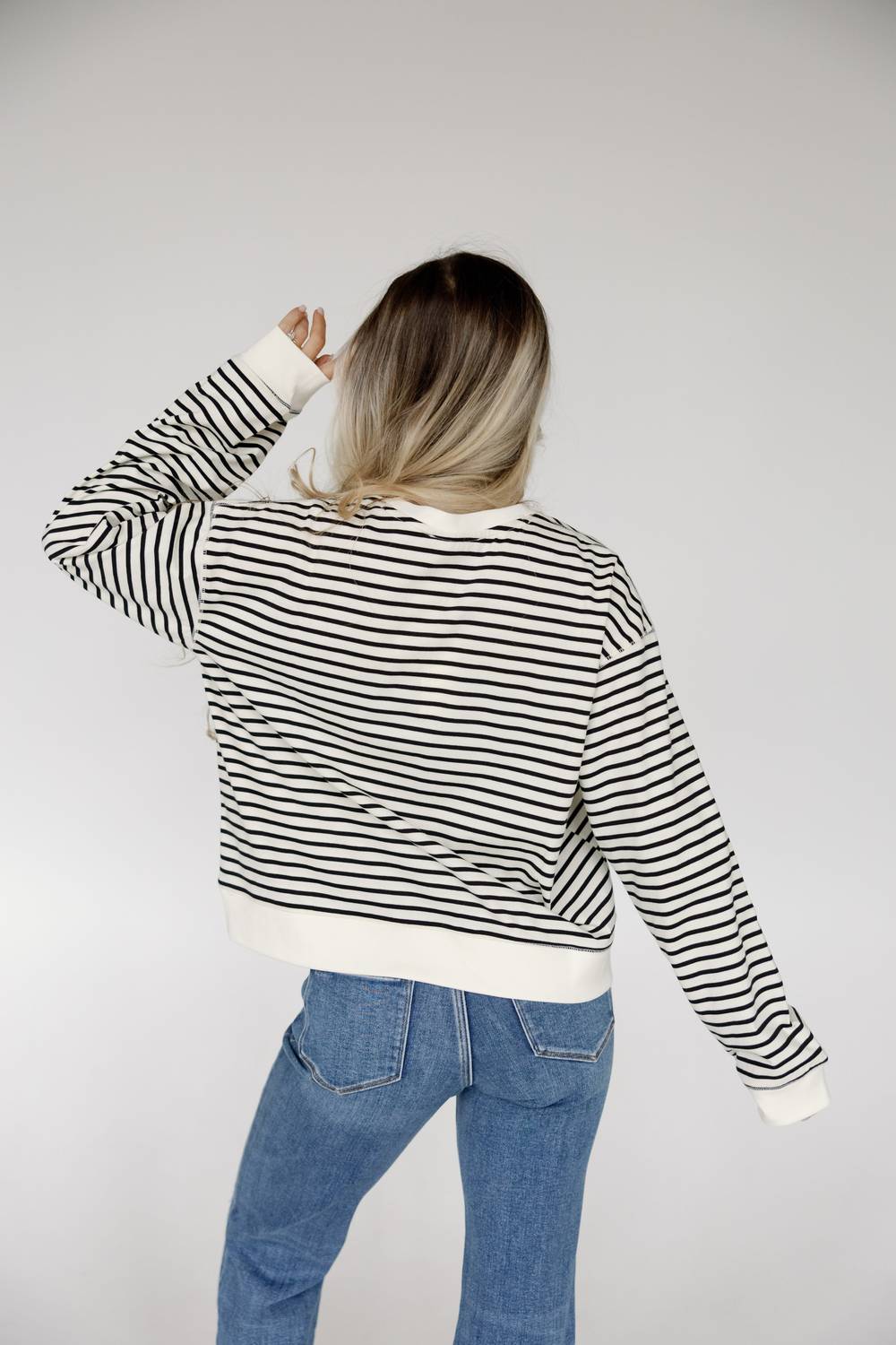 By Together - Wrigley Striped Crewneck Pullover
