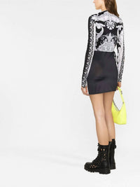 Versace - Baroque Tear Drop Crop Top