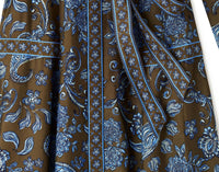 Cartolina Nantucket Women's Helene Midi Dress in multi - women's dress - detail view