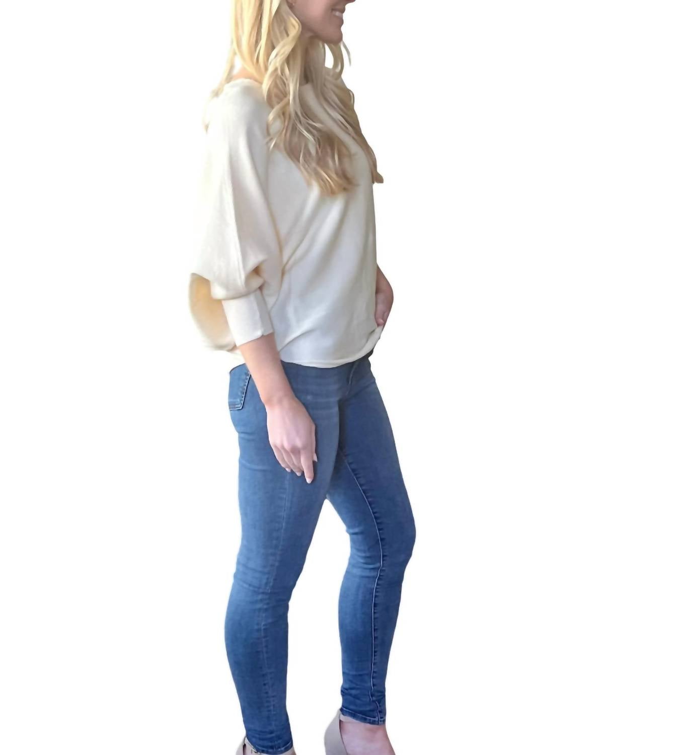 Carole Christian Dolman Sleeve Sweater - women's blouse - alternate view