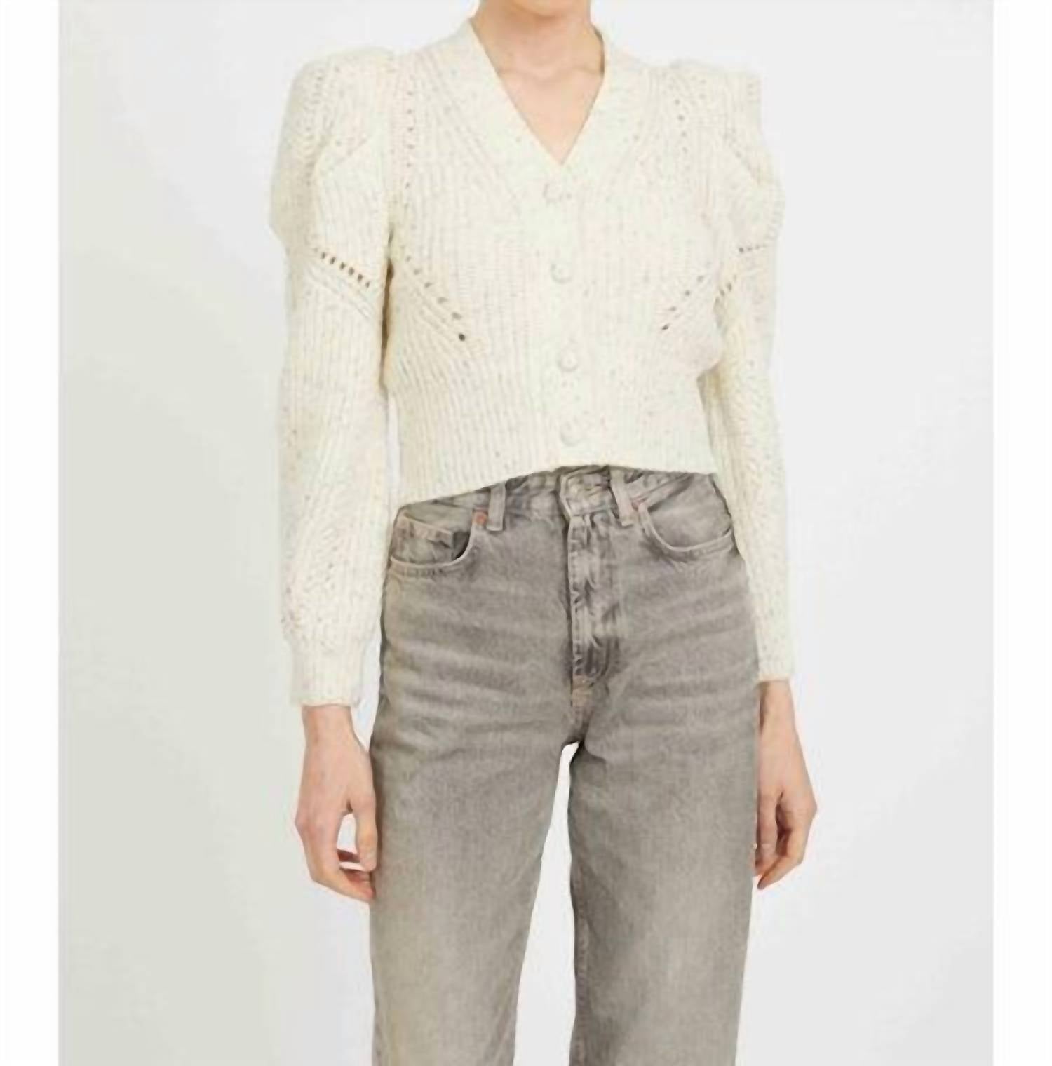 Caballero - Audra Cropped Cardigan