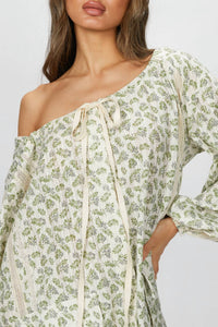 OFF-THE-SHOULDER MINI DRESS