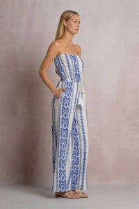 Elan - Gardenia Strapless Jumpsuit