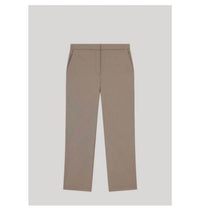 Loulou de Saison Women's Cropped Trouser in khaki 1 - women's pants - detail view