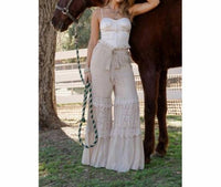 Young Threads - Desert Dream Cloud Wide-leg Lace Pant