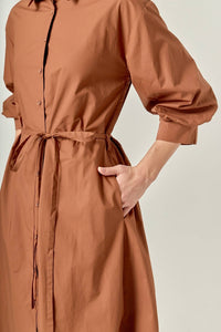 English Factory - Flared Shirt Midi Dress