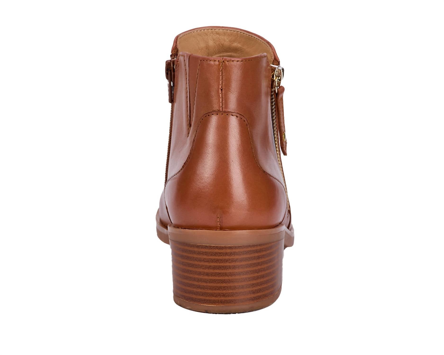 Ros Hommerson Women's Dixon Leather Boot in luggage - women's shoe - alternate view