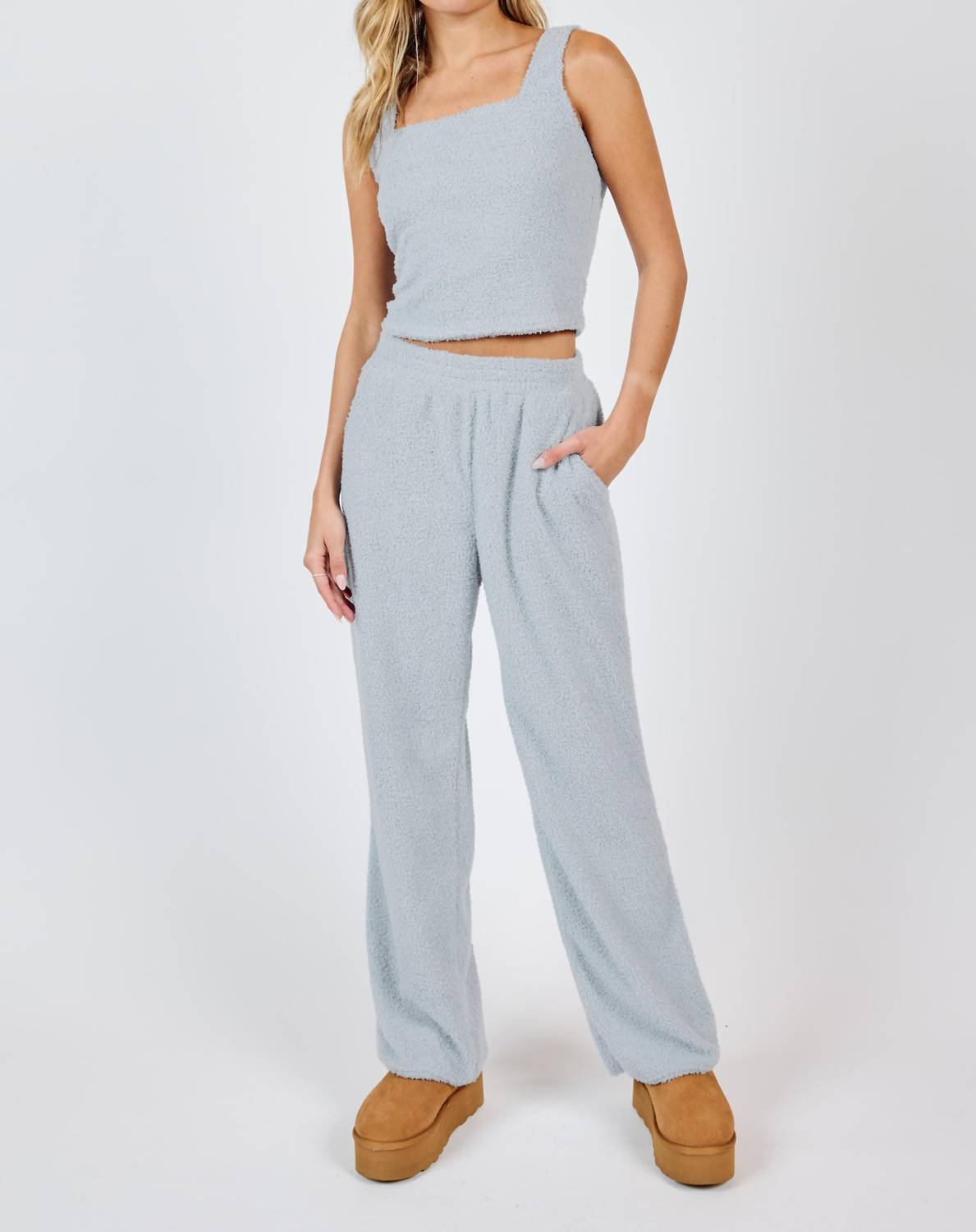 Sadie & Sage - Mind You Cozy Wide Leg Pant