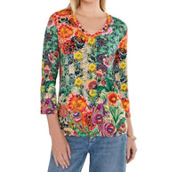 Johnny Was - Janie Favorite V Neck Tee