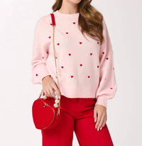 Shiraleah - Valentines Hearts Sweater