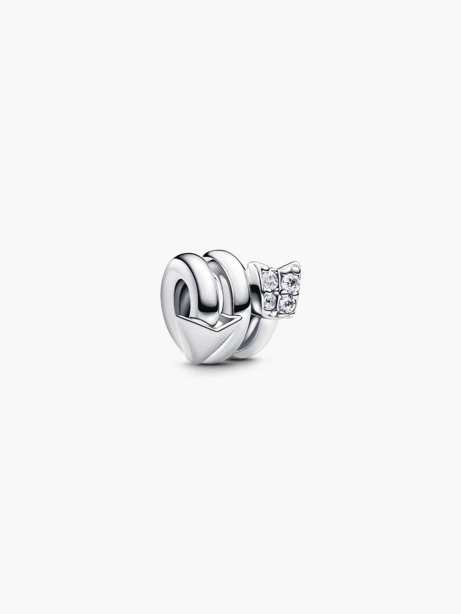 Pandora Twisting Arrow Charm in silver - women's jewelry