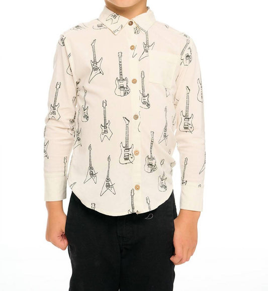 Coastal Cloth Electric Guitars Button Down