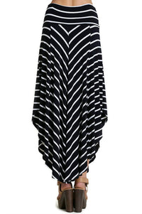 Umgee - Bohemian Striped Midi Skirt