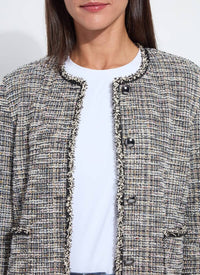 Lysse - Charlotte Collarless Tweed Jacket