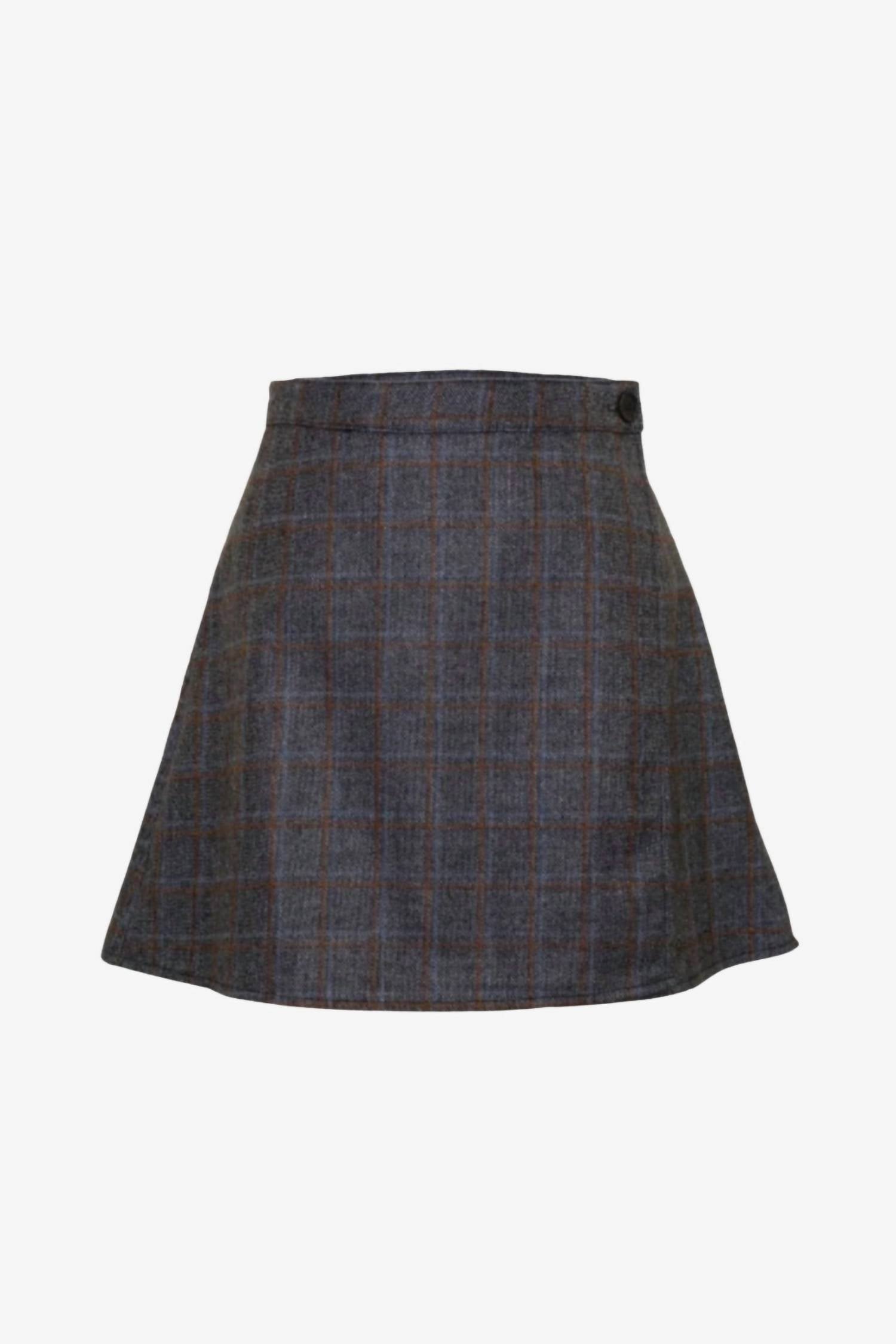 Glee + Co - Wool Wrap Mini Skirt