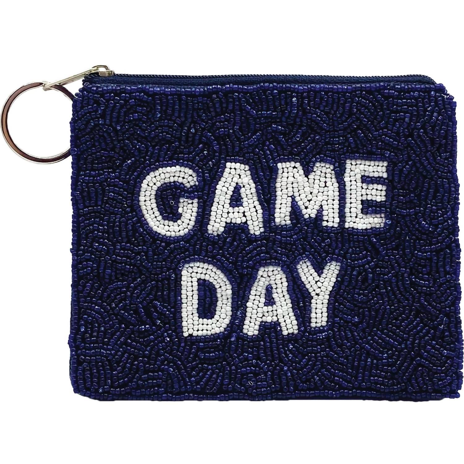 La Chic Designs - Women's Game Day Beaded Coin Pouch