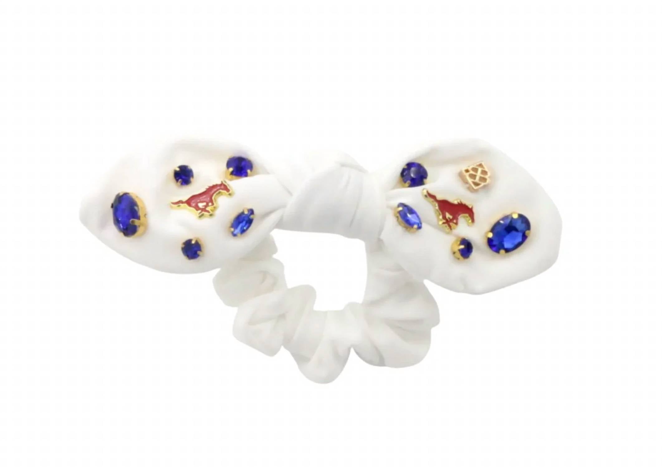 Brianna Cannon - Smu Logo Bow Scrunchie