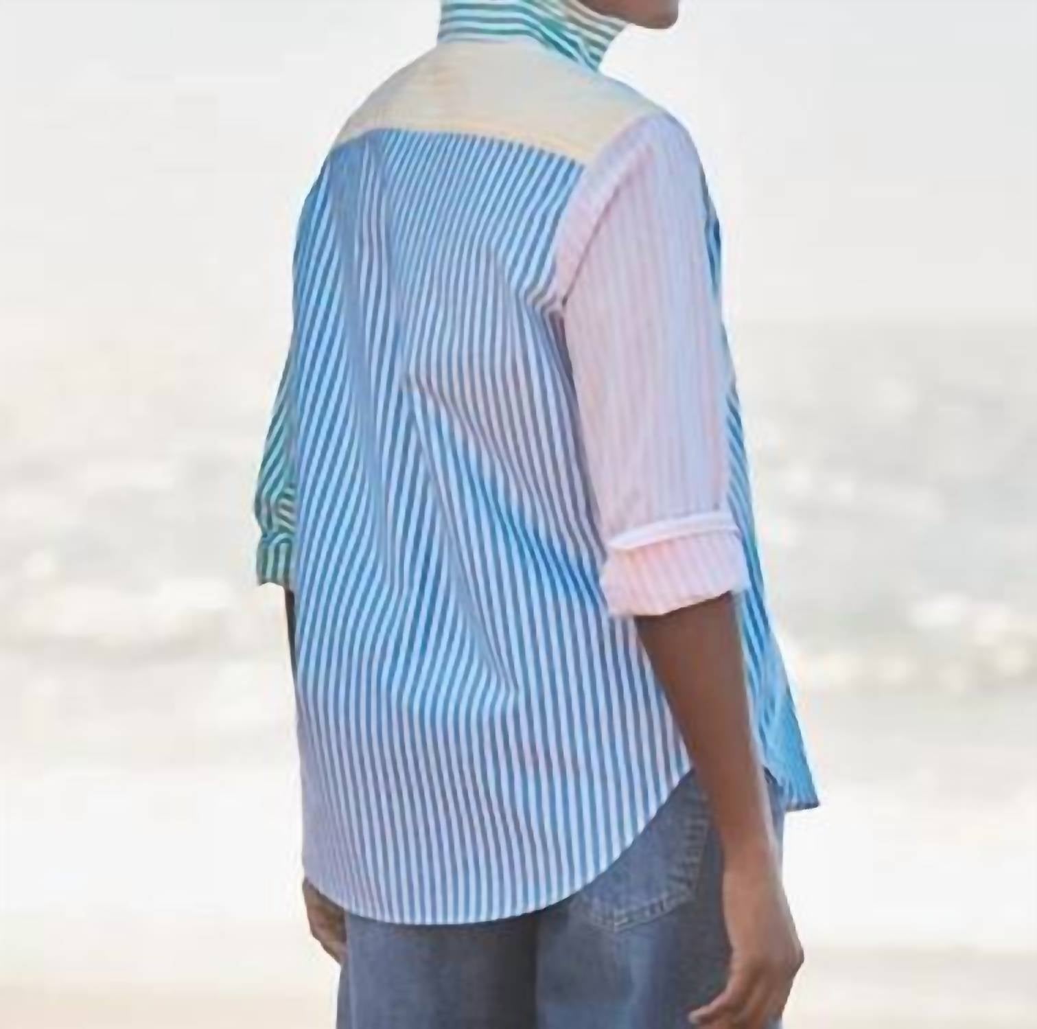 Frank & Eileen - Eileen Button Up Top