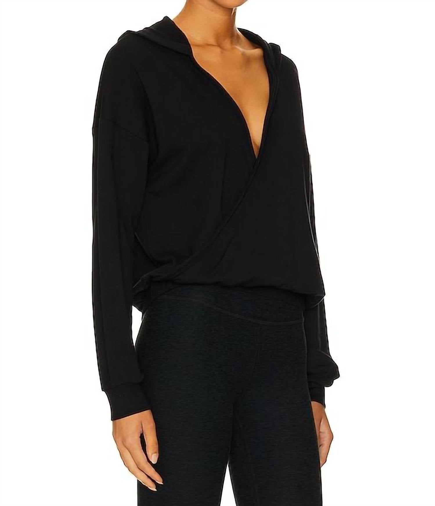 Beyond Yoga - Cross Your Heart Pullover Hoodie