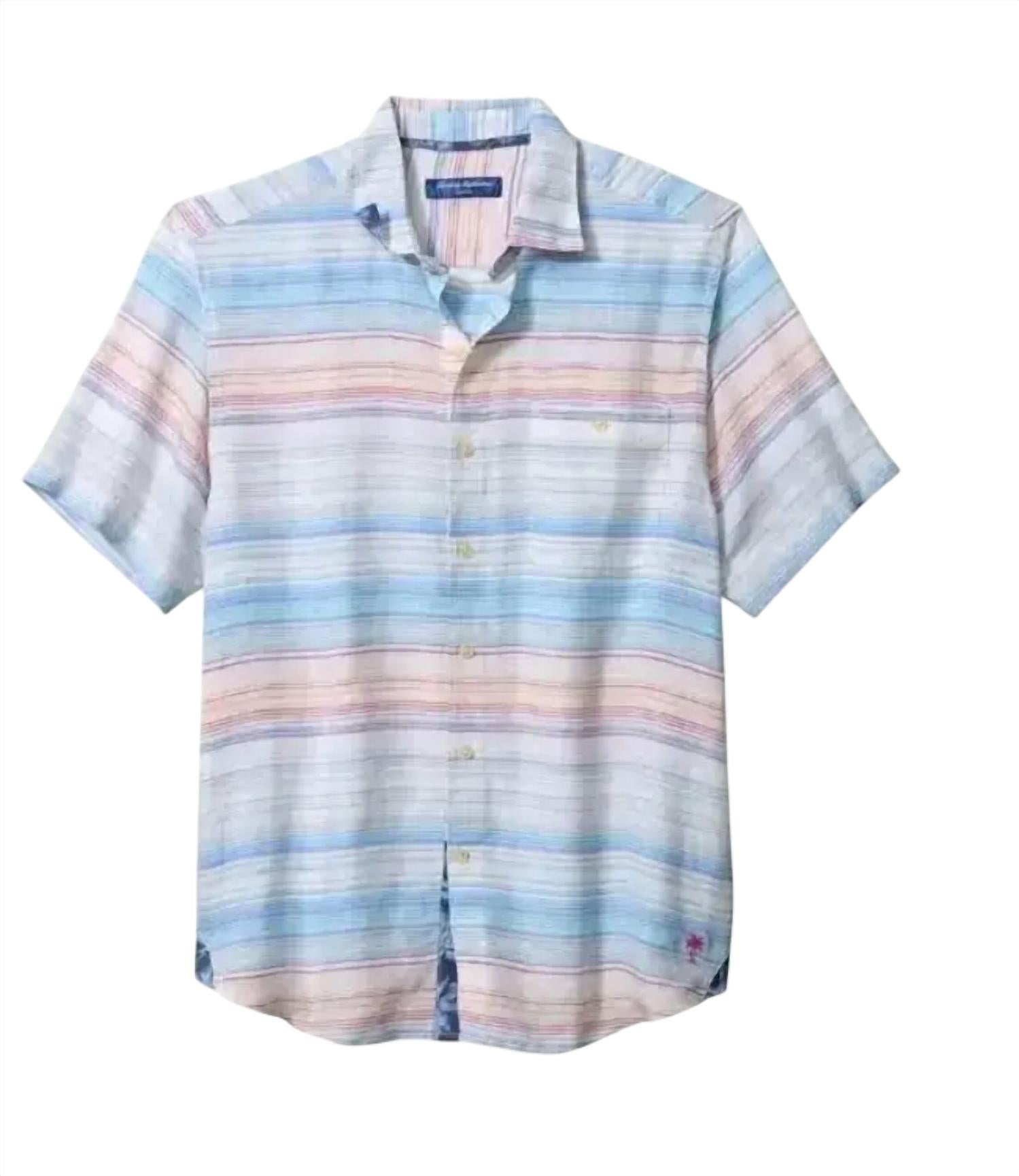 Tommy Bahama - Men's Sand Linen Sicily Stripe Shirt