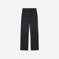 Everlane Women's The Organic Cotton Twill Wide Leg Pants in black - women's pants - view 4