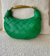 Urban Expressions - Women's Kelsey Faux Leather Woven Handbag